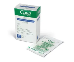 Medline CUR250330 Curad Oil Emulsion Dressing - 3 inch x 3 inch, Box of 50 dressings