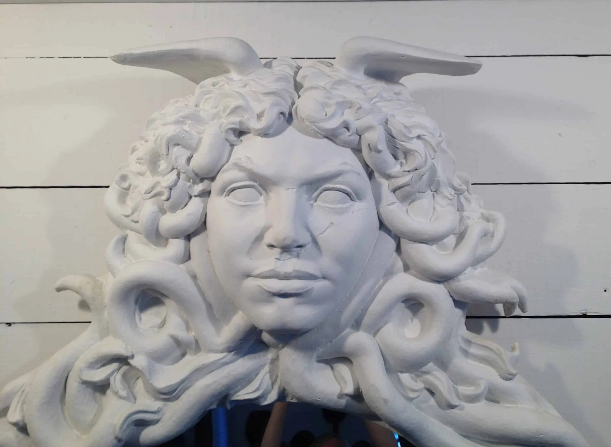 Medusa with Intertwined Serpents Mirror