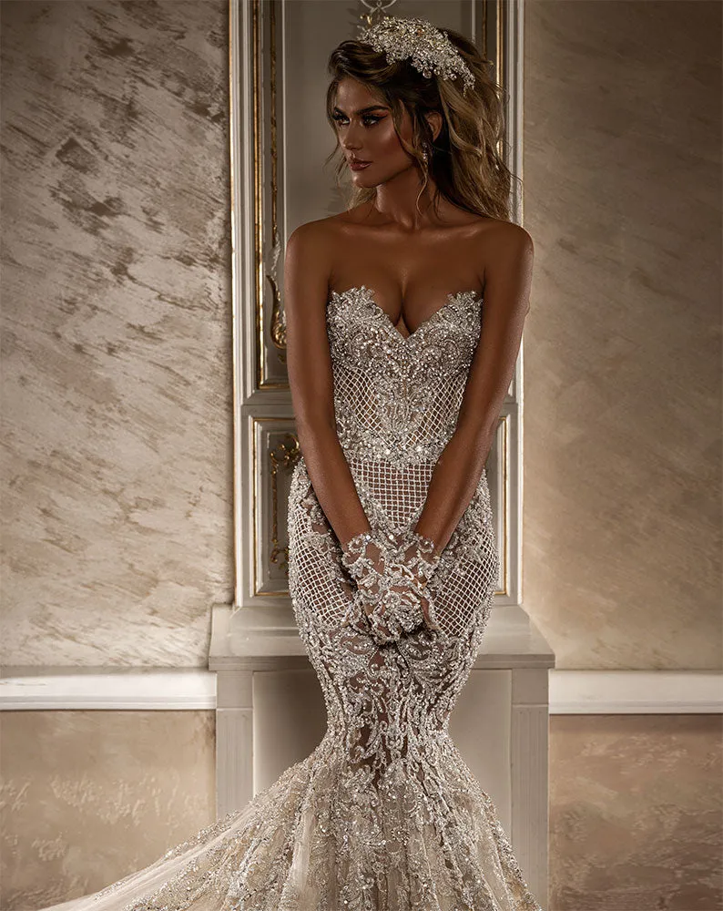 Mermaid Corset Wedding Dress