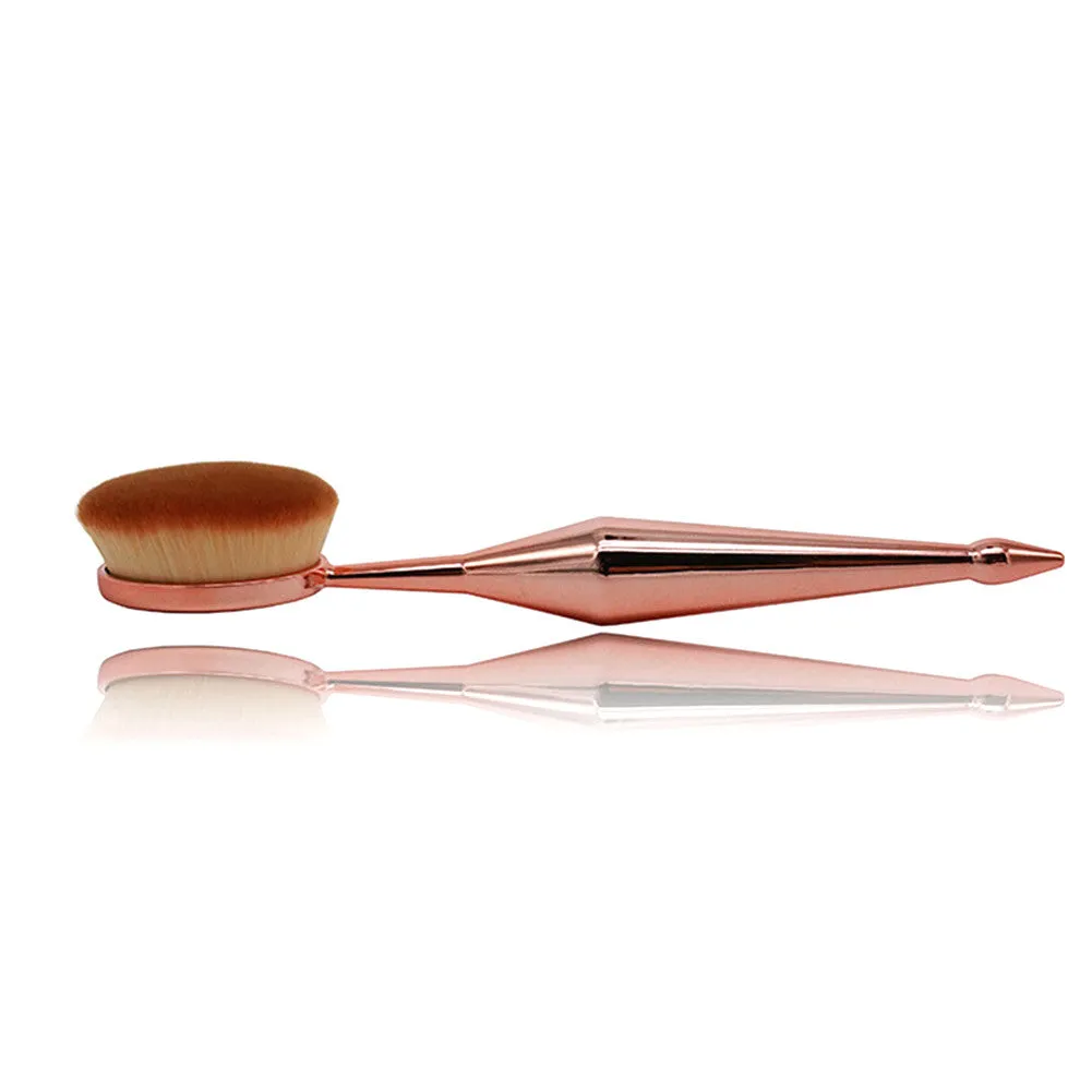 Mermaid Oval Makeup Brushes Set