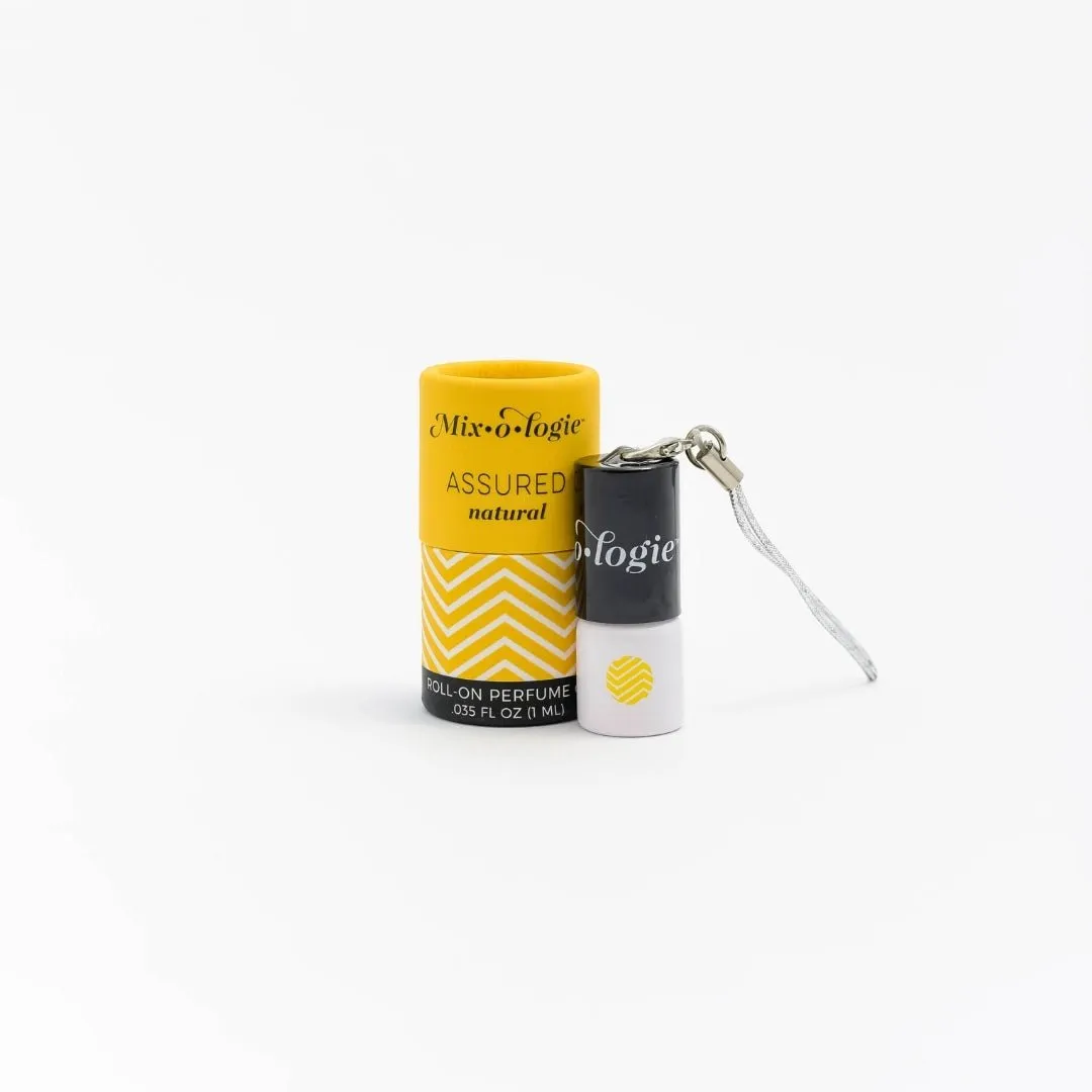 Mixologie Mini Keychain Rollerball Perfume - 12 Unique Scents for On-the-Go Fragrance