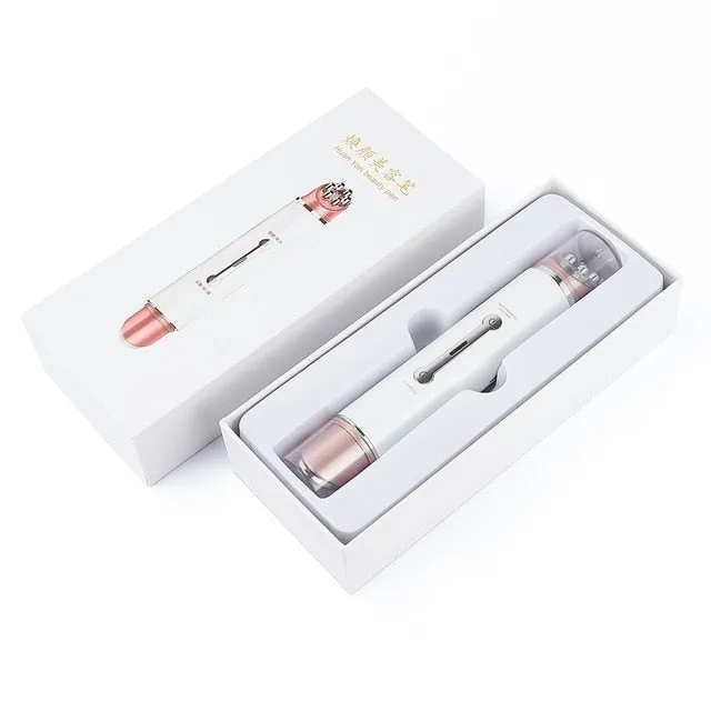 Multifunction LED Photon Therapy High Vibration EMS Heating Massage Face Eye Massager Skin Lifting Anti Wrinkle SPA Facial Tools