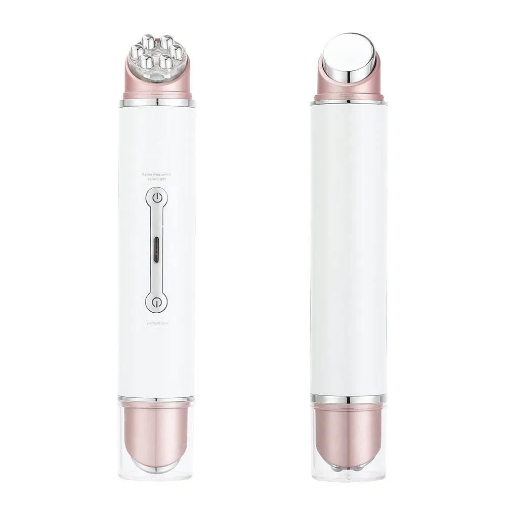 Multifunction LED Photon Therapy High Vibration EMS Heating Massage Face Eye Massager Skin Lifting Anti Wrinkle SPA Facial Tools