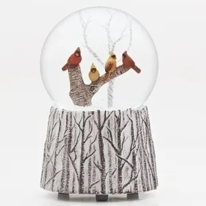 Musical 5.25"Cardinals On Branch