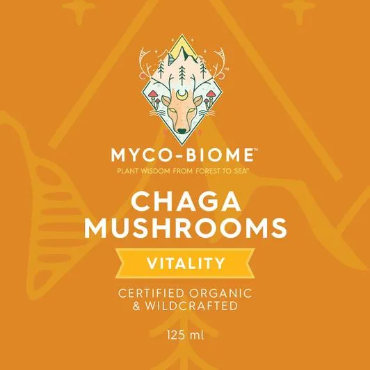 Myco - Blome Chaga Mushrooms | Liquid Triple Extract 125 ml