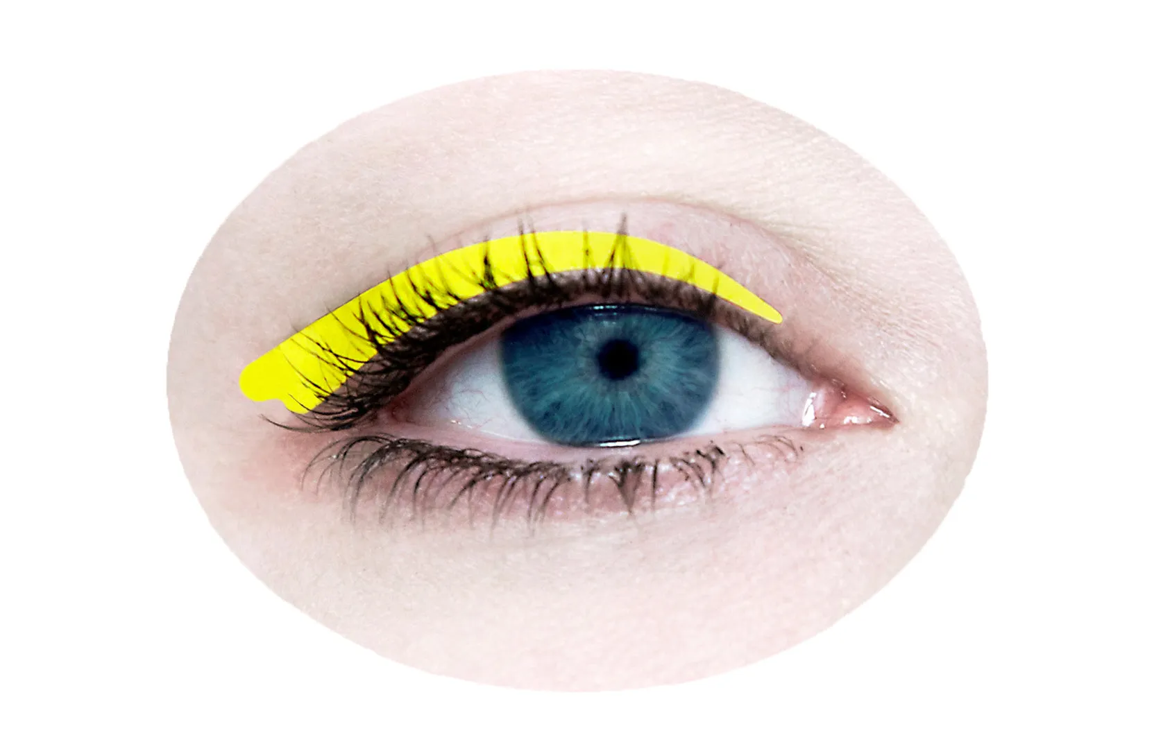N°21 </br> Stick on eyeliners </br> Brazilian colors - 4 shapes