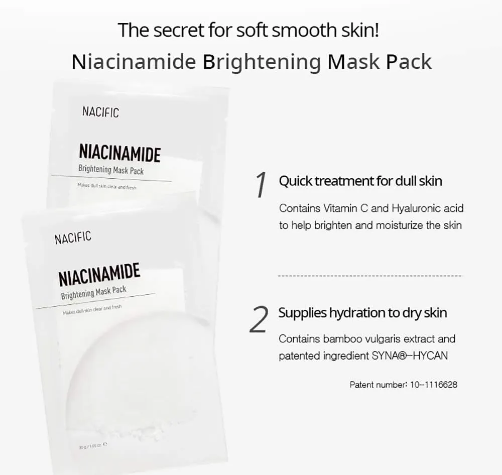 NACIFIC NIACINAMIDE Brightening Mask *Renew*