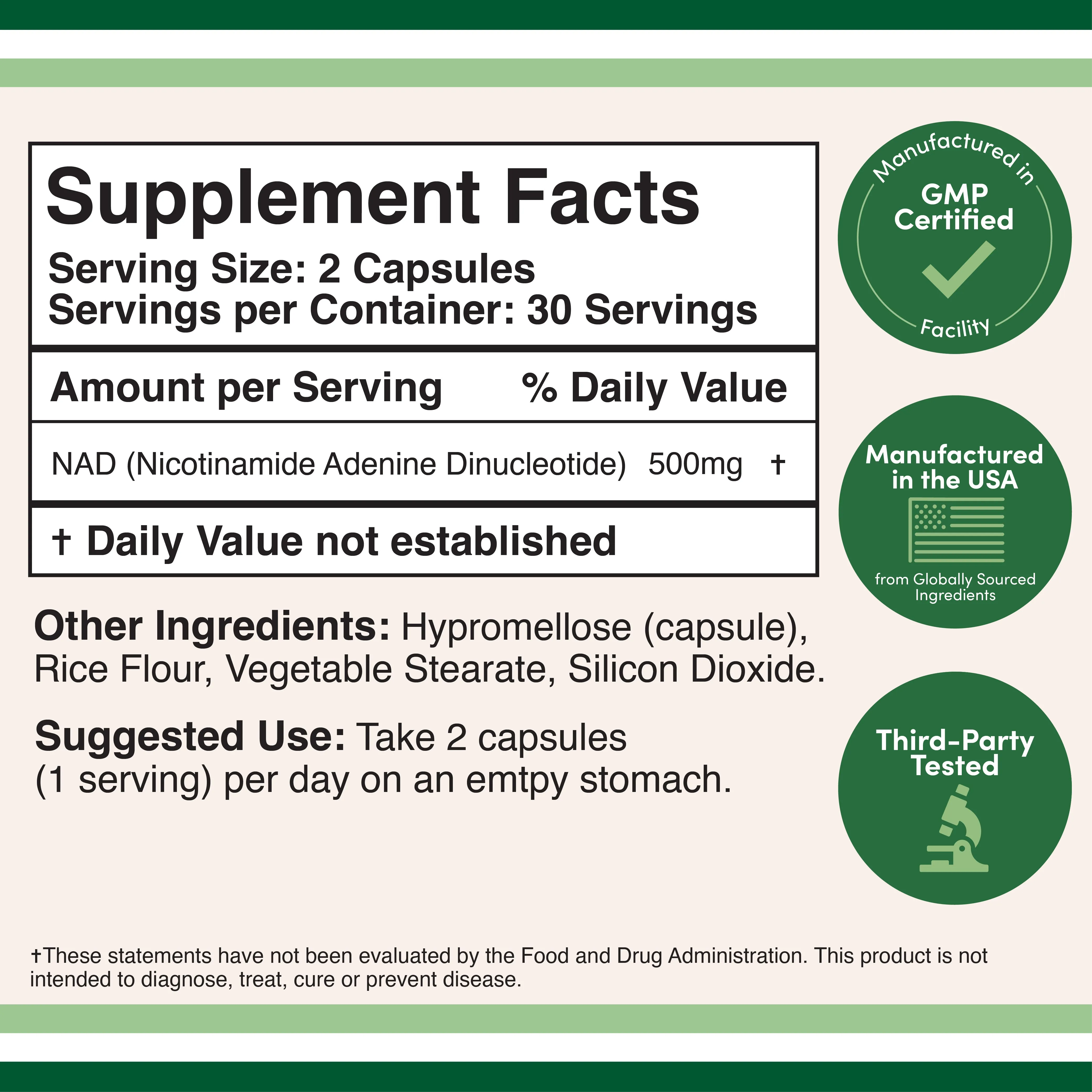 NAD  Supplement