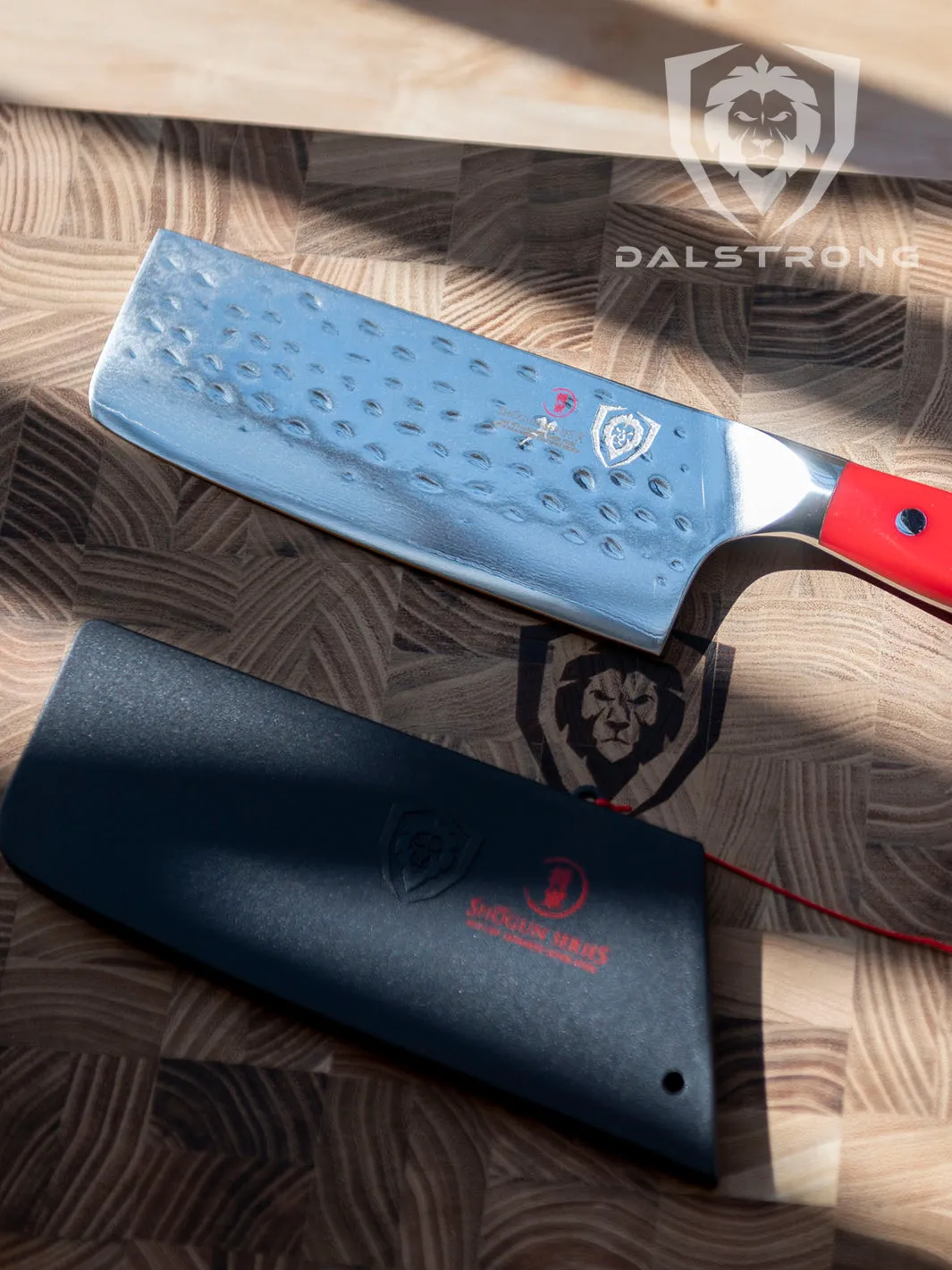 Nakiri Vegetable Knife 6" | Crimson Red ABS Handle | Shogun Series | X | Dalstrong ©