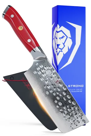 Nakiri Vegetable Knife 6" | Crimson Red ABS Handle | Shogun Series | X | Dalstrong ©