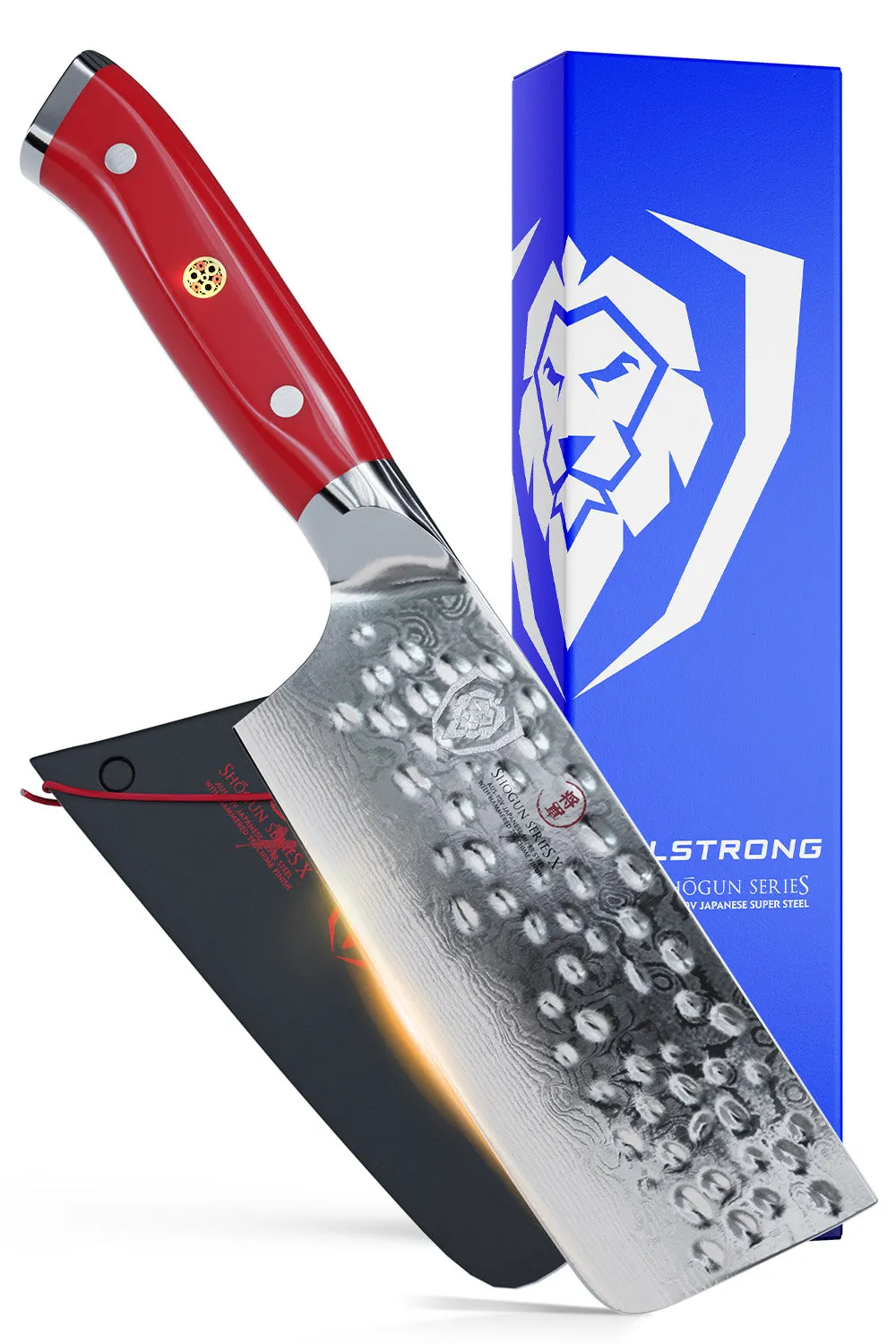 Nakiri Vegetable Knife 6" | Crimson Red ABS Handle | Shogun Series | X | Dalstrong ©