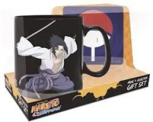 Naruto Shippuden - Naruto and Sasuke Magic Mug and Coaster Set