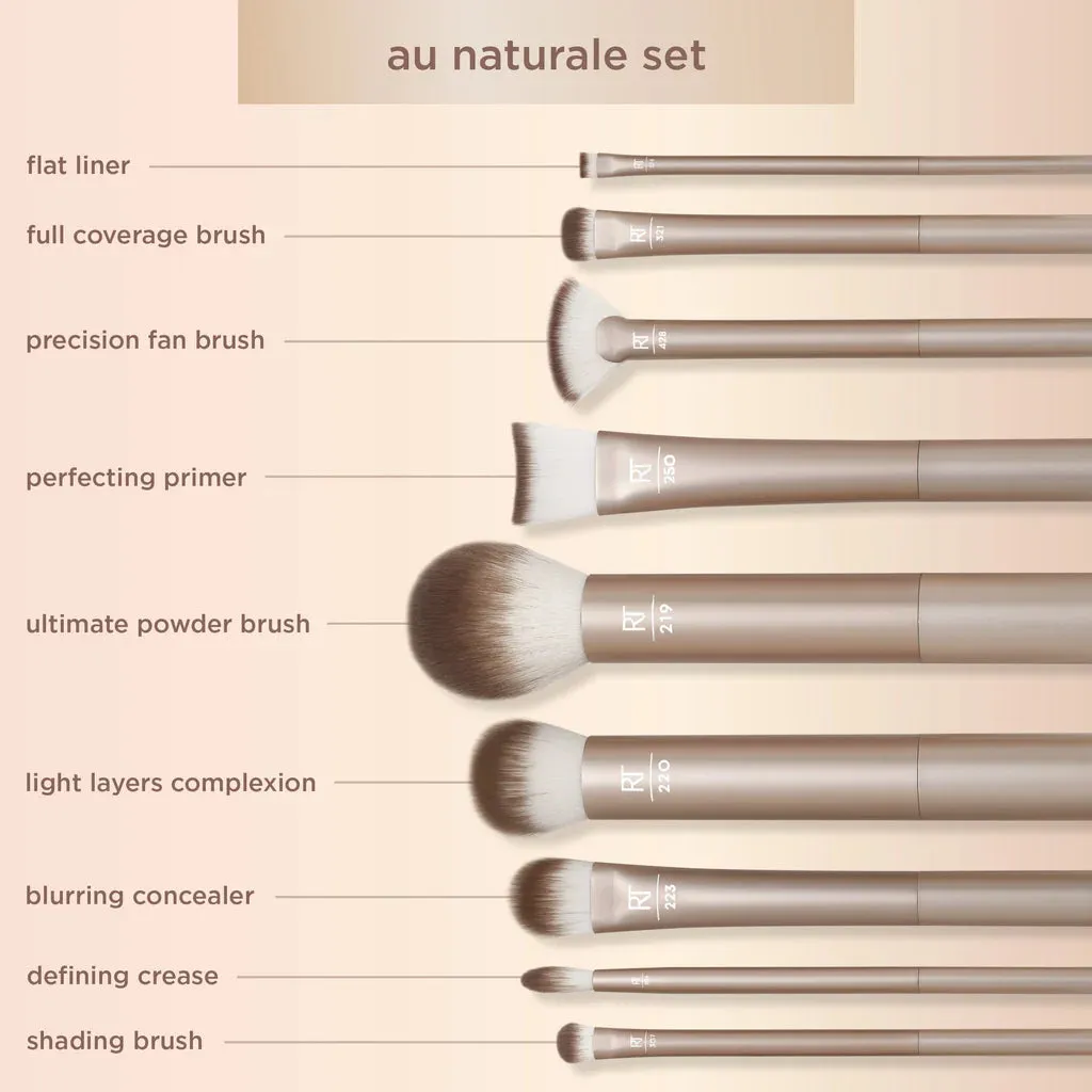 Natural Makeup Brush Kit