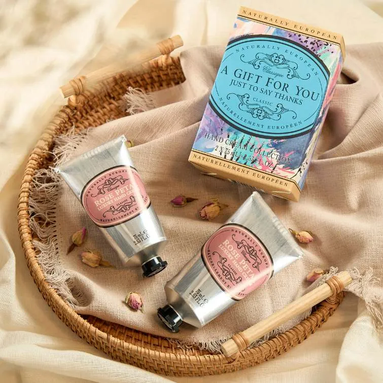 Naturally European Rose Petal Hand Care Duo Set