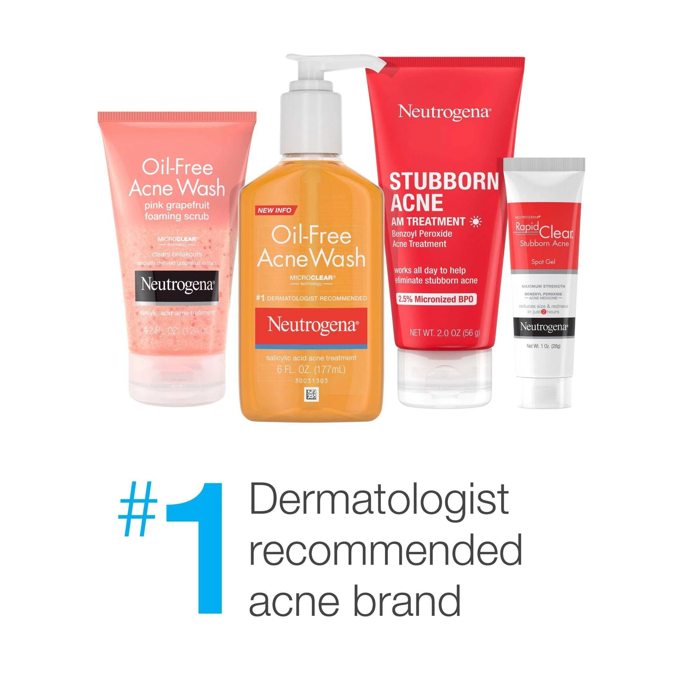 Neutrogena Acne Stress Control Power-Clear Scrub - 4.2 oz