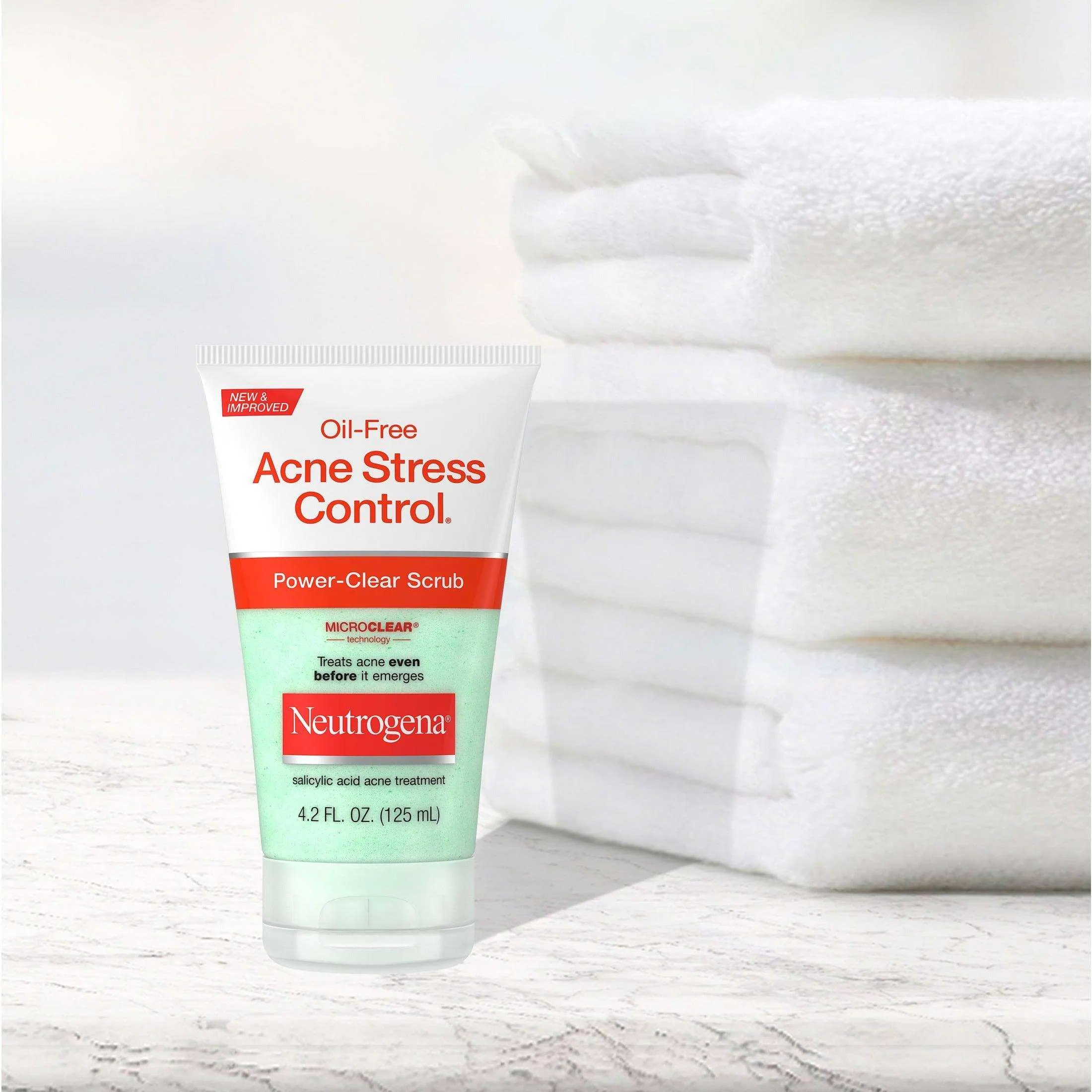 Neutrogena Acne Stress Control Power-Clear Scrub - 4.2 oz