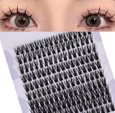NEW 160 Rows Cluster Lashes Faux Mink Eyelashes Cluster Natural Eyelash Extension 3D Russia Strip Individual Eyelashes Cluster