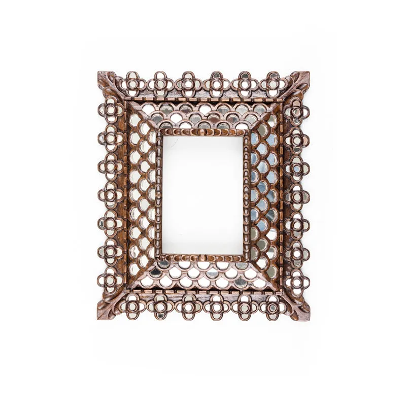 Nogal Colonial Mirror