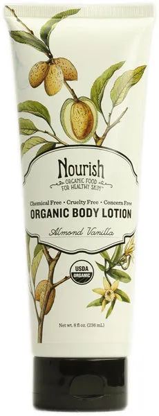 NOURISH - Body Lotion Almond Vanilla - 8 fl. oz. (236 ml)