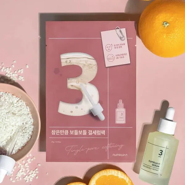Numbuzin No.3 Tingle-Pore Softening Sheet Mask