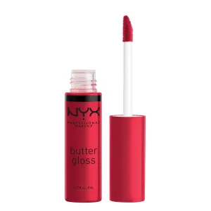 NYX PROFESSIONAL MAKEUP Butter Gloss, Lip Gloss, Non-Sticky - Red Velvet (Deep red)