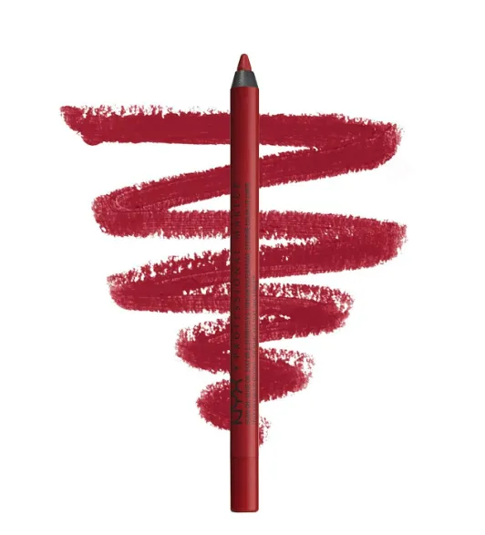 NYX PROFESSIONAL MAKEUP Slide On Lip Pencil, Lip Liner - Red Tape (Deep Red)