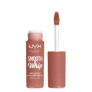 NYX PROFESSIONAL MAKEUP, Smooth Whip, Matte Lip Cream, Shea   cocoa butter, Vegan Formula - 23 LAUNDRY DAY (Dark Nude)