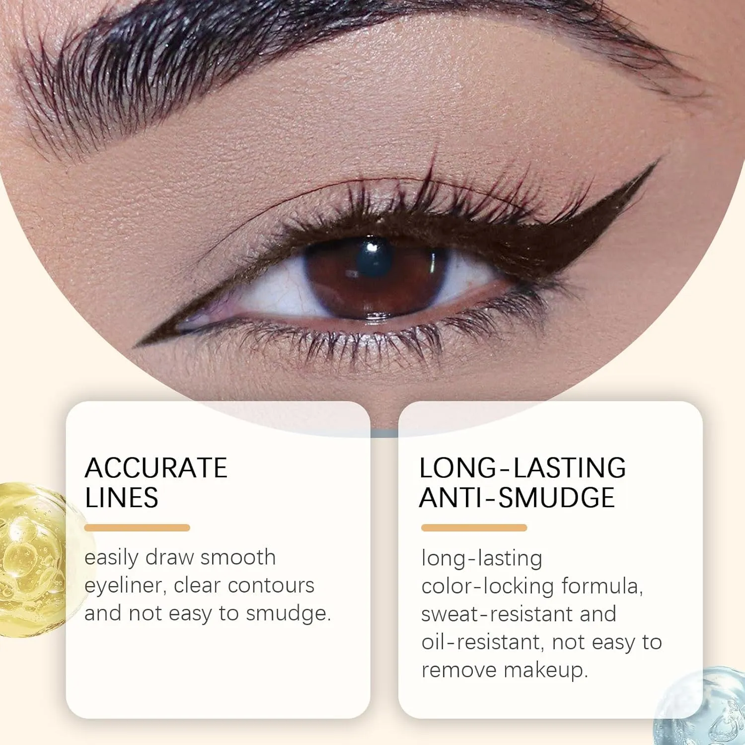 Occasionalous Eyeliner, Occasionals Eyeliner, Occasionals Waterproof Eyeliners, Occasionalous Eye Liner, 24 Hr Waterproof Eyeliners Duo Sharpenable Eye Pencil, Long-Lasting Eye Makeup (2pcsGraphite)