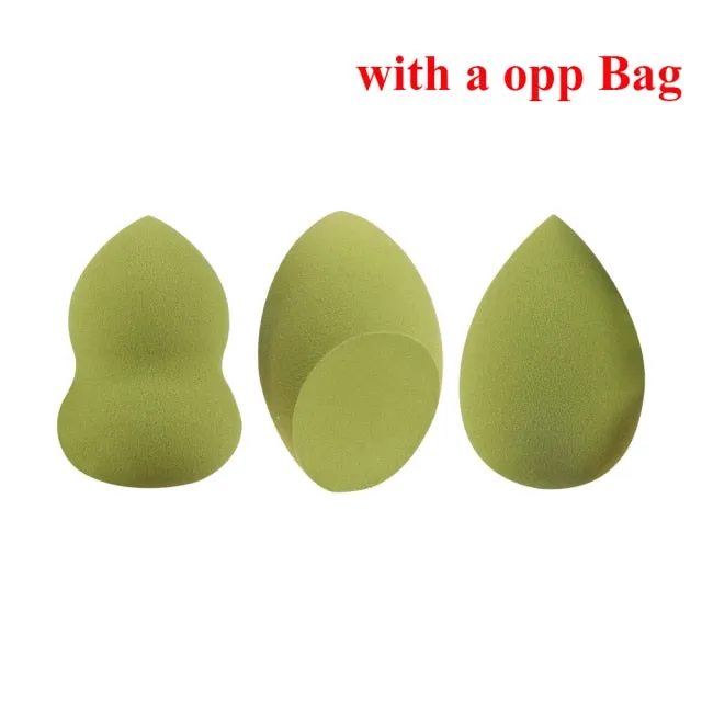 OG PRETTY - Makeup Sponge Dry&Wet Use Cosmetic Puff Sponge maquiagem Foundation Powder Blush Beauty Tools with Storage Box