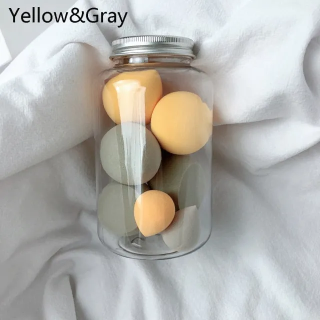 OG PRETTY - Makeup Sponge Dry&Wet Use Cosmetic Puff Sponge maquiagem Foundation Powder Blush Beauty Tools with Storage Box