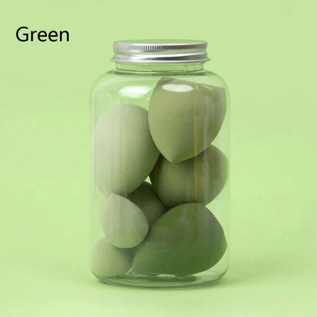 OG PRETTY - Makeup Sponge Dry&Wet Use Cosmetic Puff Sponge maquiagem Foundation Powder Blush Beauty Tools with Storage Box