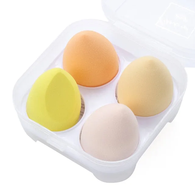 OG PRETTY - Makeup Sponge Dry&Wet Use Cosmetic Puff Sponge maquiagem Foundation Powder Blush Beauty Tools with Storage Box