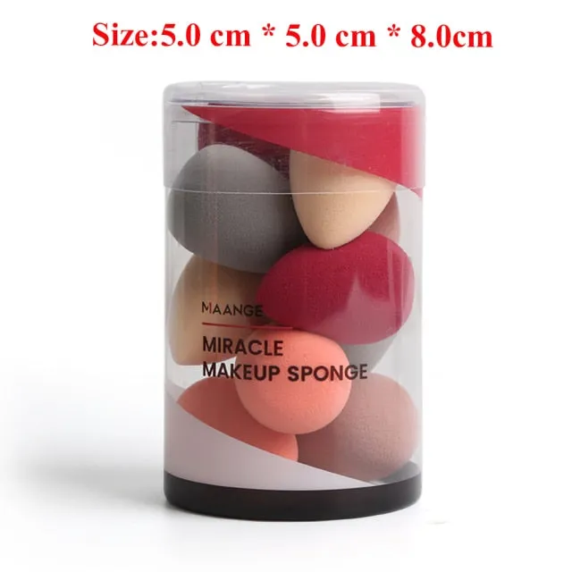 OG PRETTY - Makeup Sponge Dry&Wet Use Cosmetic Puff Sponge maquiagem Foundation Powder Blush Beauty Tools with Storage Box