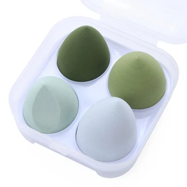 OG PRETTY - Makeup Sponge Dry&Wet Use Cosmetic Puff Sponge maquiagem Foundation Powder Blush Beauty Tools with Storage Box