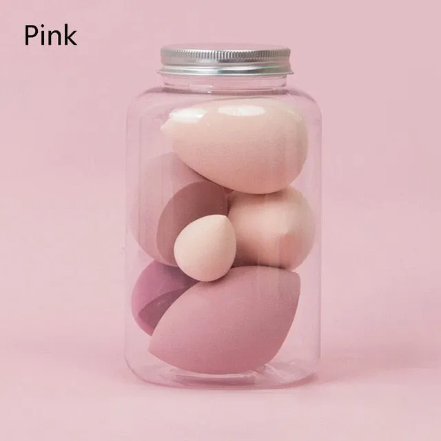 OG PRETTY - Makeup Sponge Dry&Wet Use Cosmetic Puff Sponge maquiagem Foundation Powder Blush Beauty Tools with Storage Box