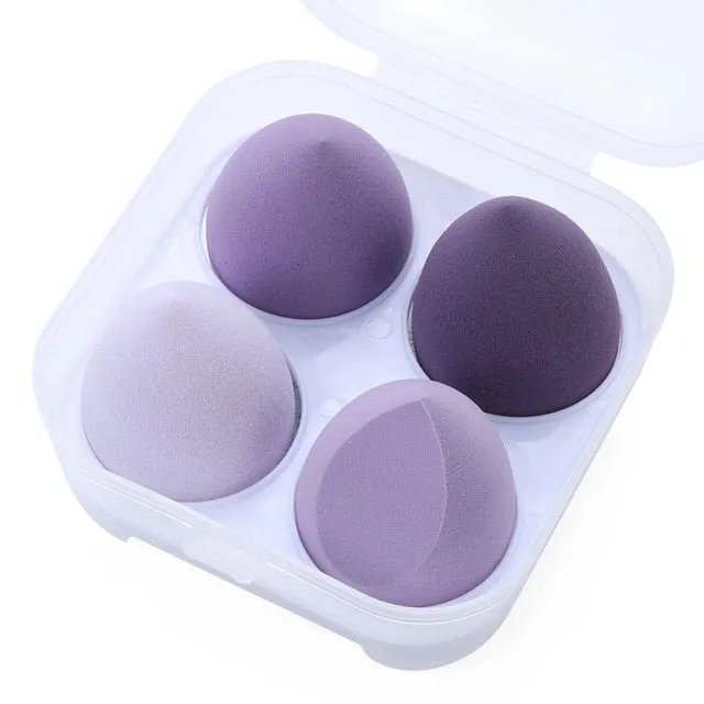 OG PRETTY - Makeup Sponge Dry&Wet Use Cosmetic Puff Sponge maquiagem Foundation Powder Blush Beauty Tools with Storage Box