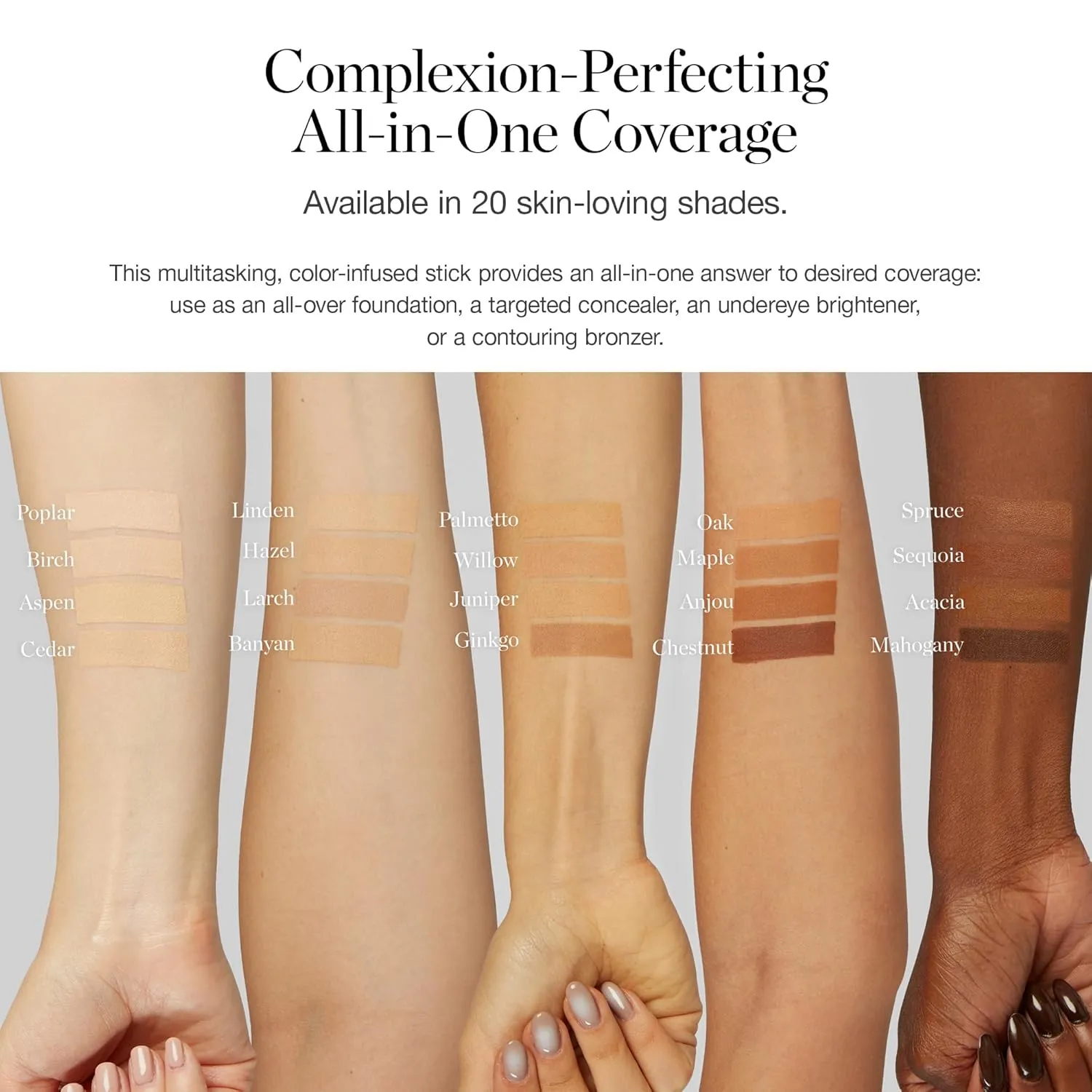 Ogee Sculpted Complexion Foundation Stick (Anjou 11.5N - Deep Beige, Golden Undertones) Full Coverage Foundation Makeup - Instantly Balance & Even Complexion - 70% Organic Ingredients