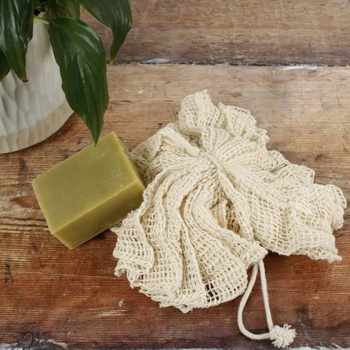 Organic Cotton Shower   Bath Puff