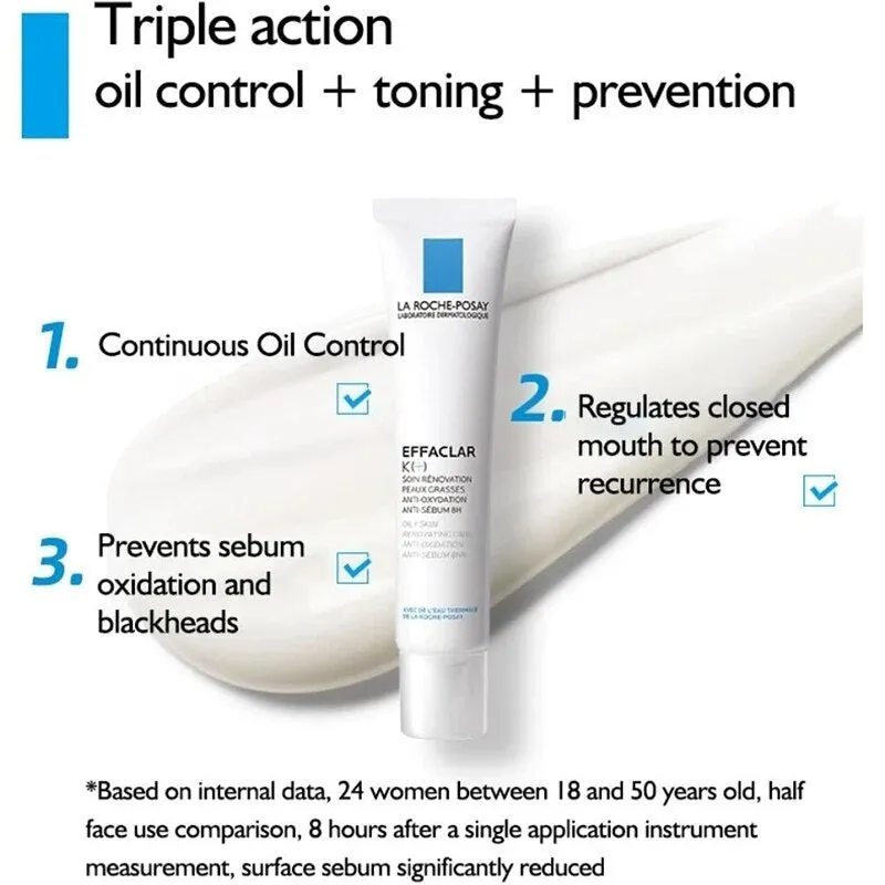 Original LA ROCHE POSAY Skin Care Set (Effaclar, Niacinamide, Retinol Serum, Sunscreen, Cicaplast, Cream Oil Control, Foaming Cleanser)