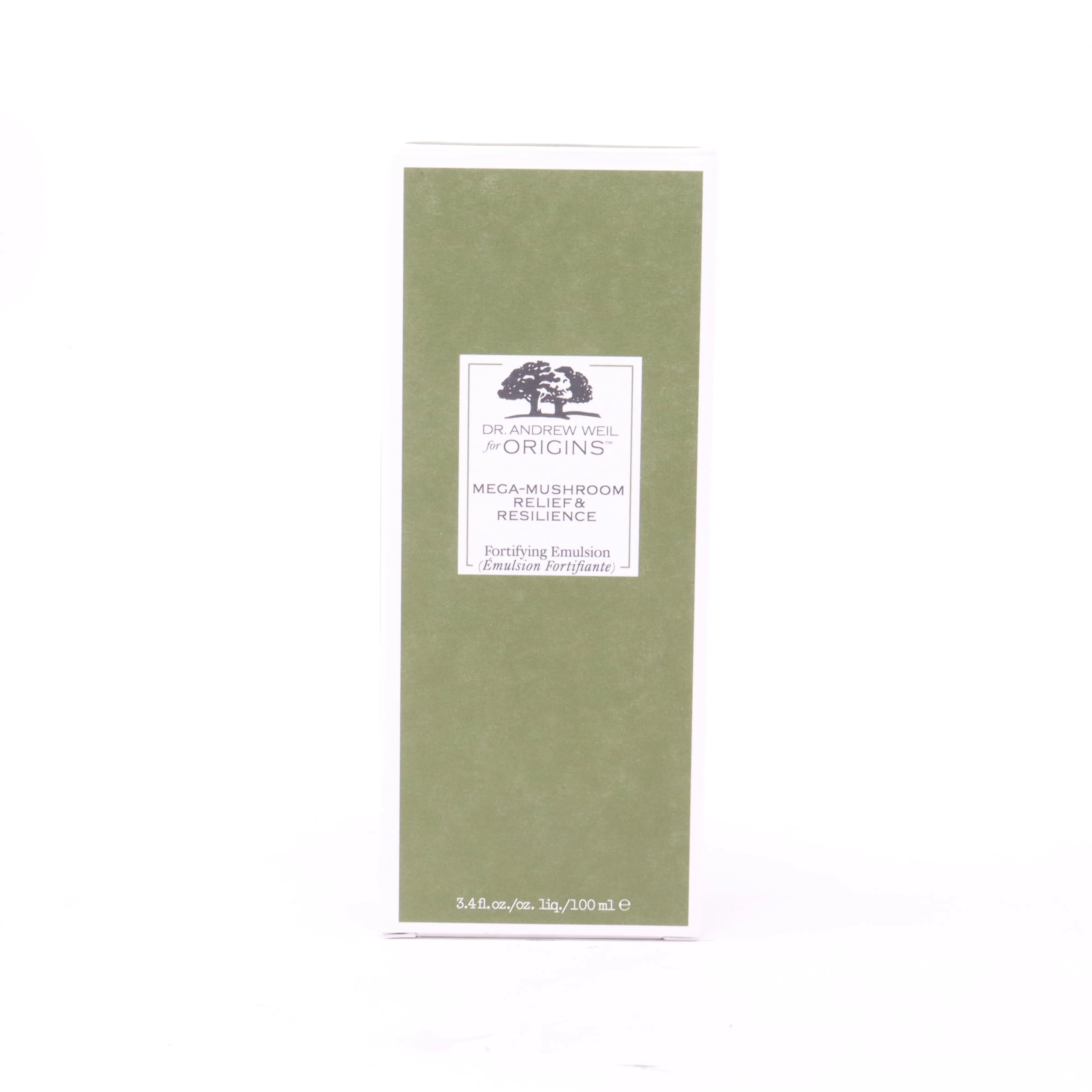 Origins Mega-Mushroom Relief&Resilience Fortifying Emulsion 3.4oz  New With Box