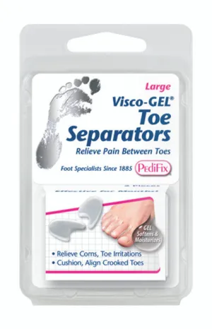 PediFix ViscoGel StayPut Toe Spacers Large