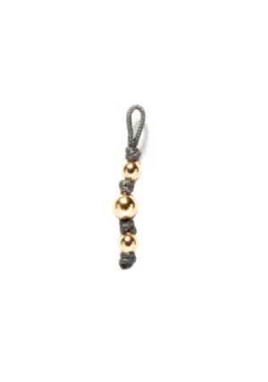 Pendentif  Noir Sublime Trio De Perles Or