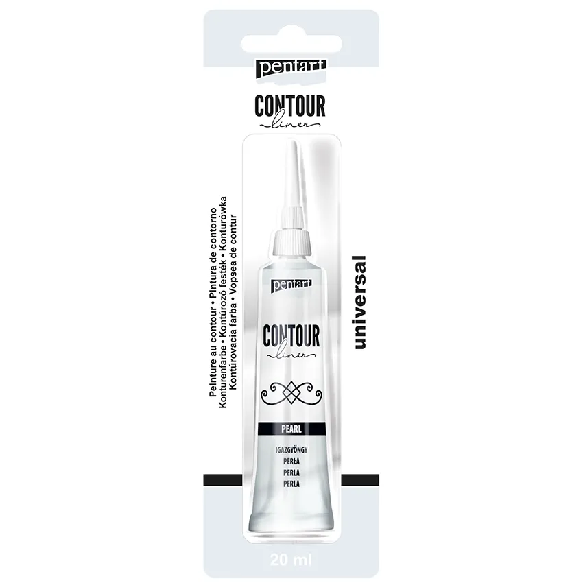Pentart - Contour Liner 20ml - True Pearl