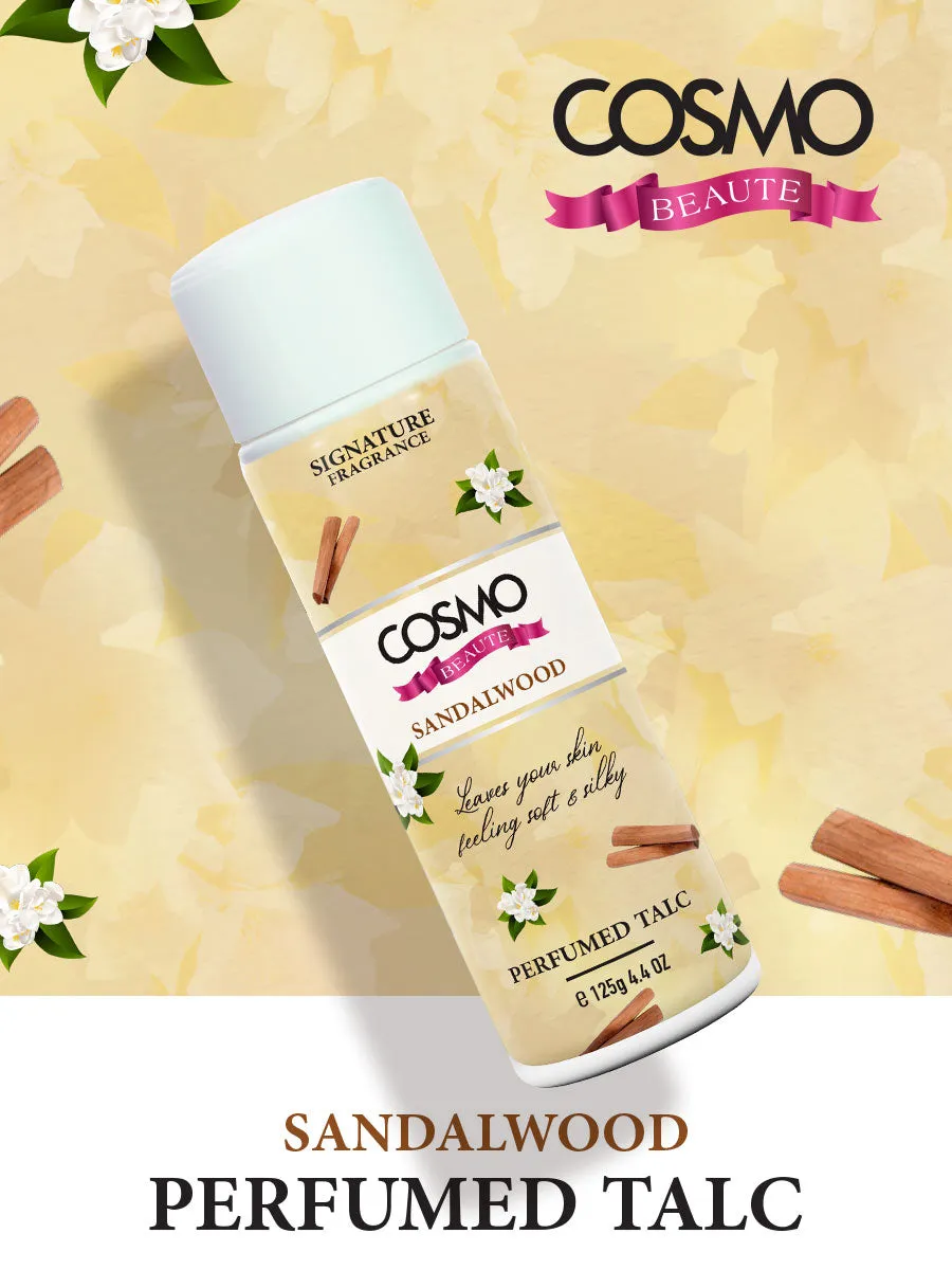 PERFUMED TALC GIFT SET - SANDALWOOD 3PC