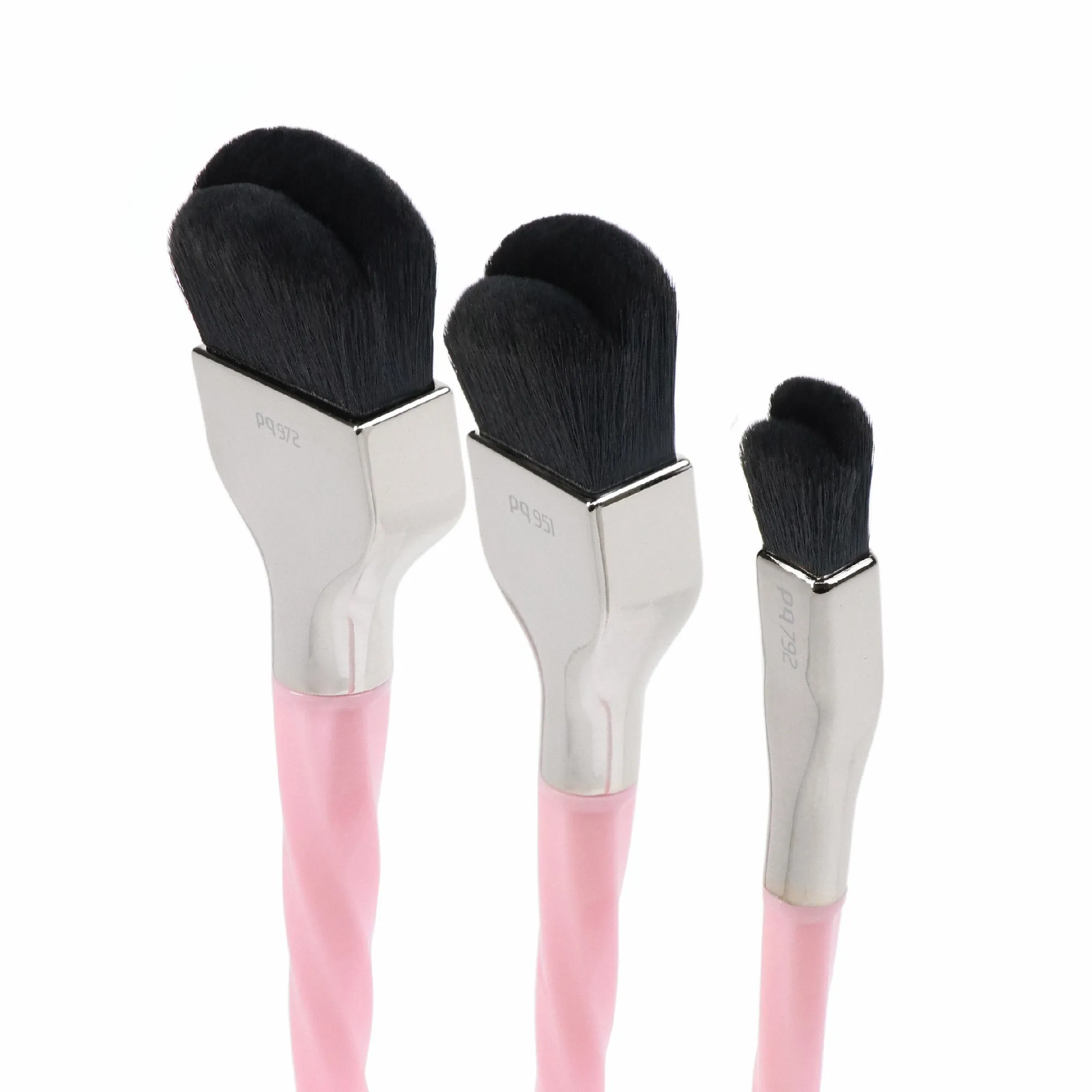 Pink Double Dome Blender 3pc. Brush Set