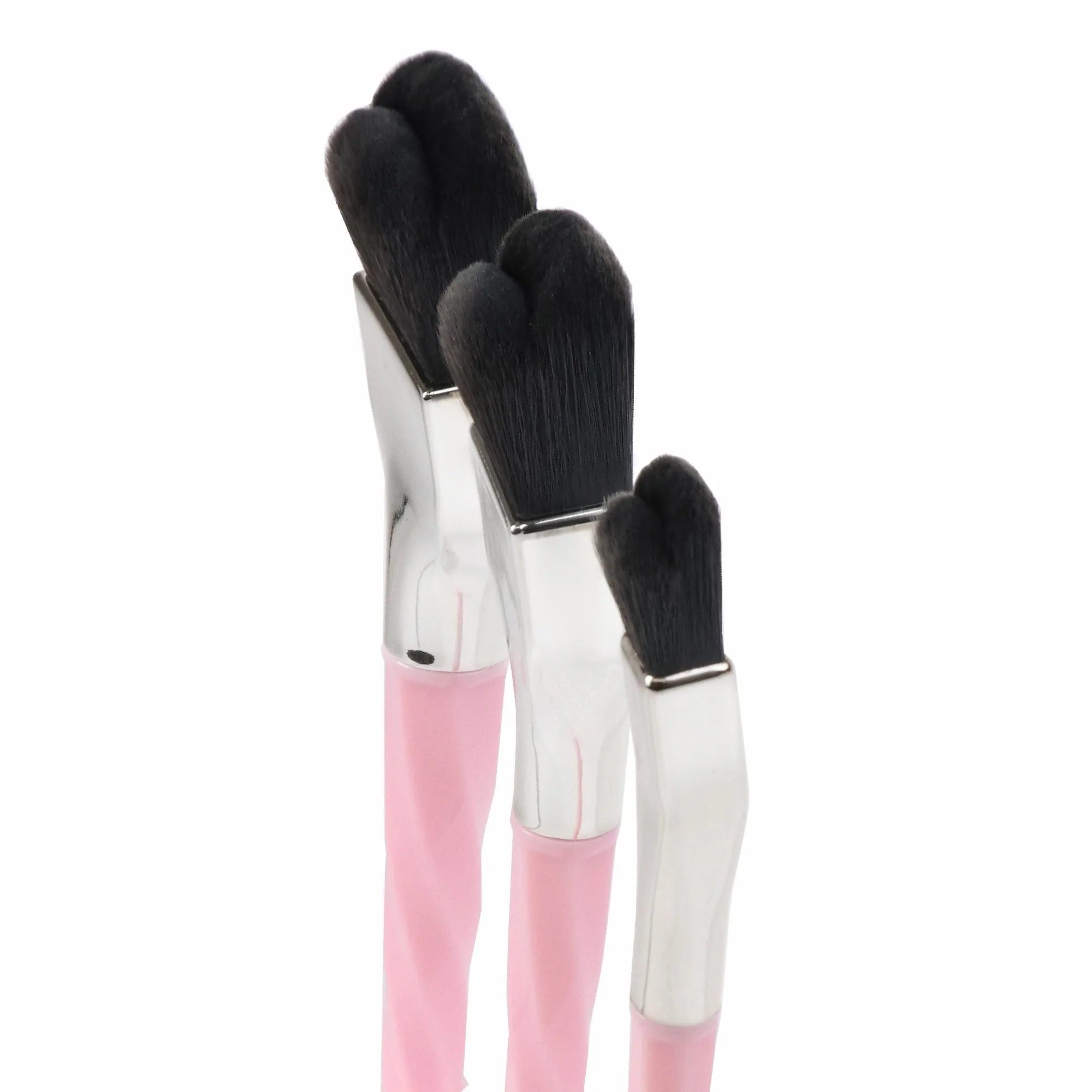 Pink Double Dome Blender 3pc. Brush Set