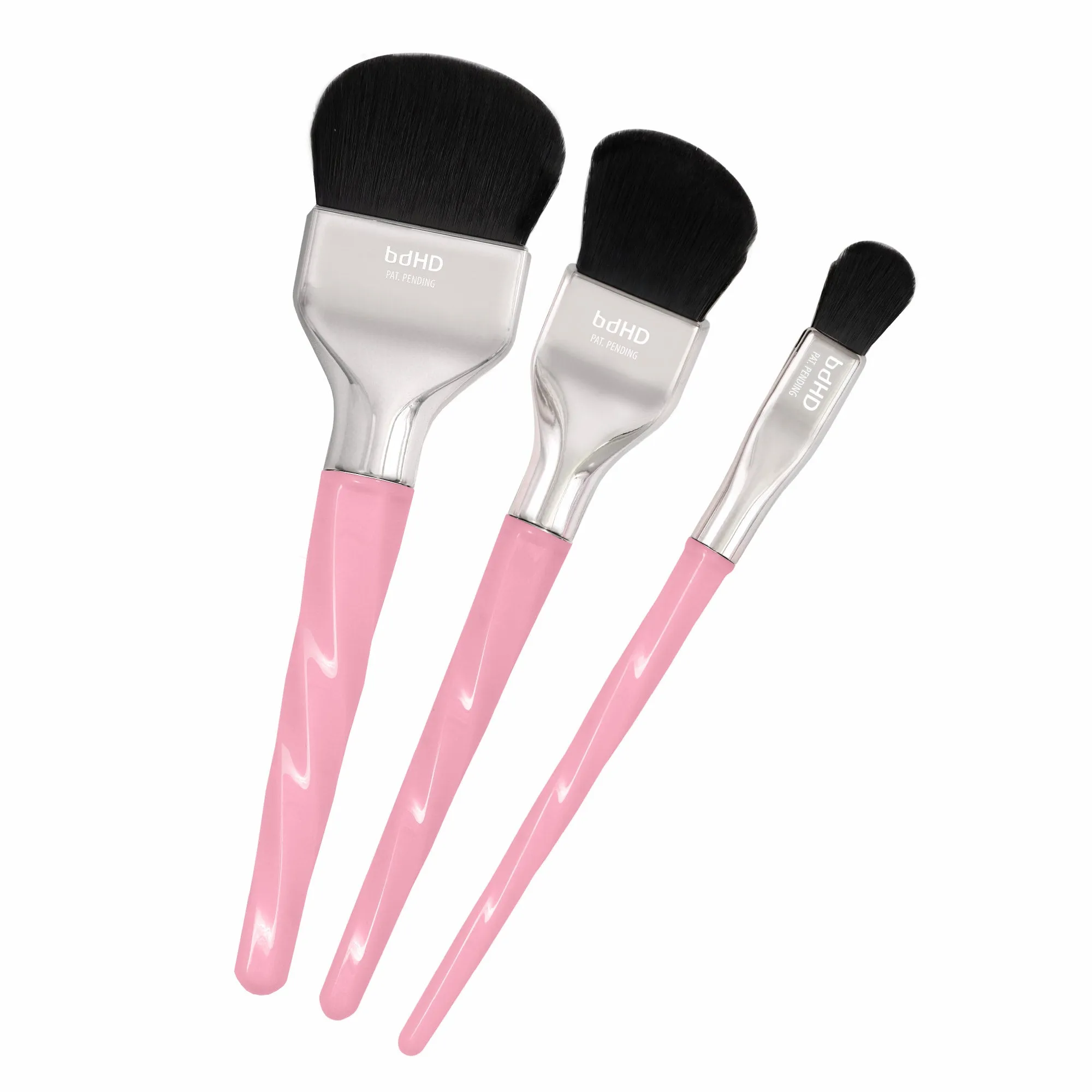 Pink Double Dome Blender 3pc. Brush Set