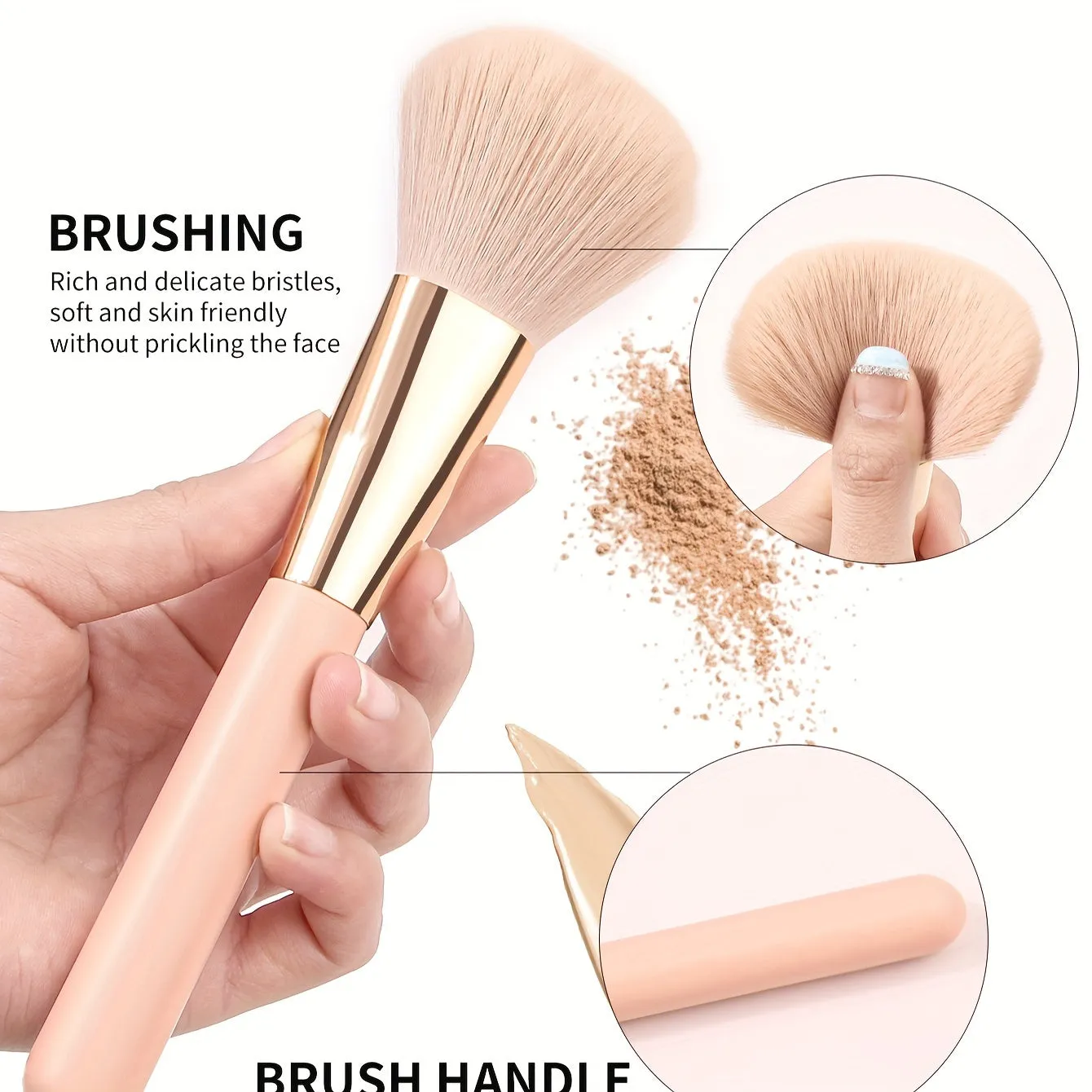 Pink Makeup Brush Set