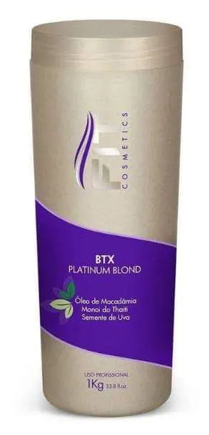 Platinum Blond Macadâmia Tahiti Grape Seed Hair Deep Hair Mask Mask 1Kg - Fit Cosmetics