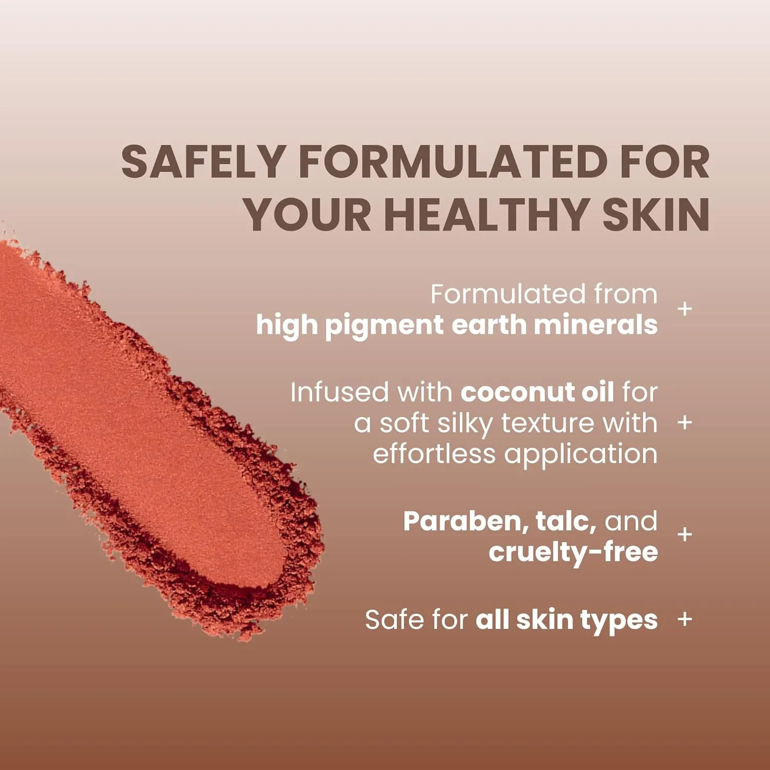 POISE Makeup Mineral Pressed Eye Color Compact with Earth-mineral High Pigments | Talc-free and Paraben-free Eye Shadow, DEMOLISH